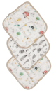 Loulou Lollipop Washcloth 3-pieces Set - Farm Animals